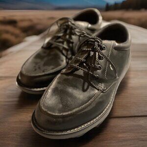 Earth Spirit Men 11.5 W Emery Boots Oxford Genuine Leather Brown Lace Up…